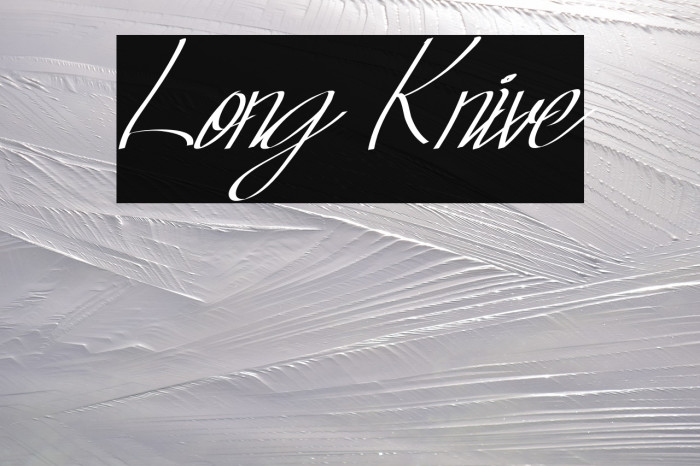 Long Knive Example 2