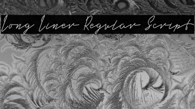 Long Liner Regular Script Example 3