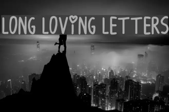 Long Loving Letters Font examples