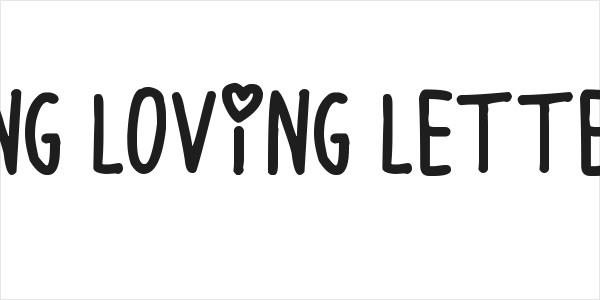 Long Loving Letters Logo
