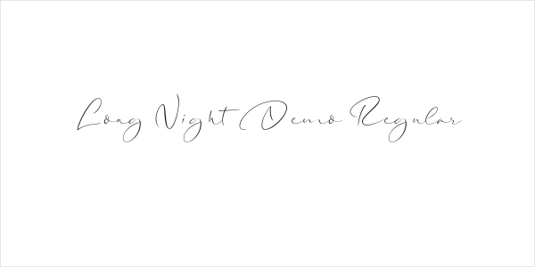 Long Night Demo Regular Logo