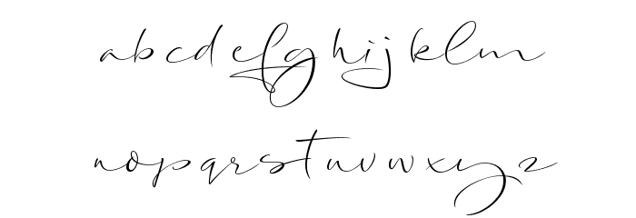 Long Night Demo Regular Font LOWERCASE