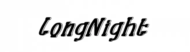 Long Night  font caratteri gratis