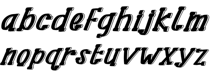 Long Night Font LOWERCASE