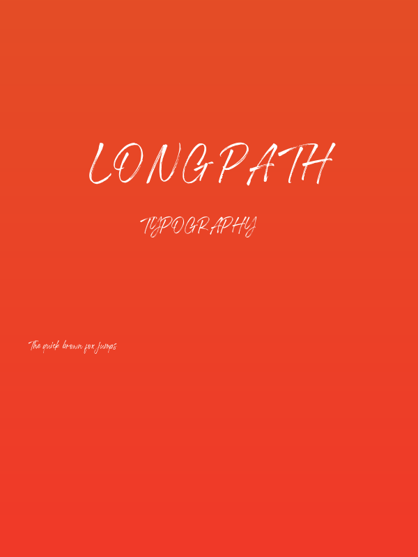 Long Path Poster