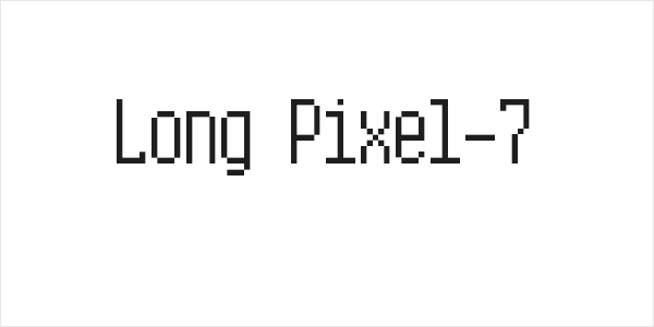 Long Pixel-7 Logo