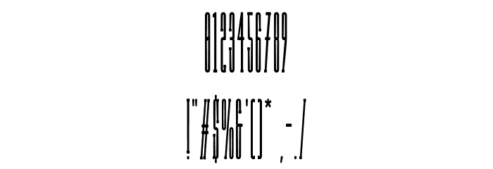 Long Rider Alternative Font OTHER CHARS