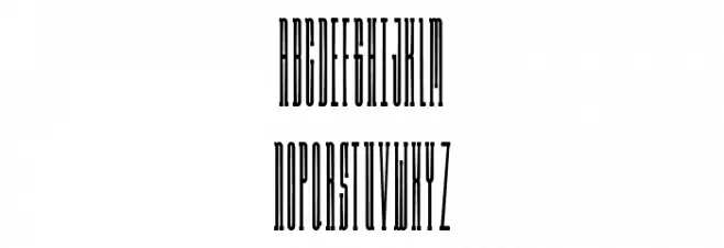 Long Rider Alternative Шрифта ВЕРХНИЙ