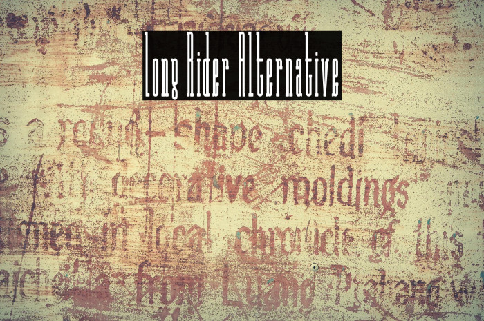 Long Rider Alternative Example 3