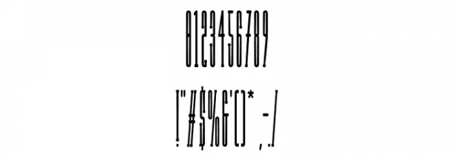 Long Rider Font OTHER CHARS