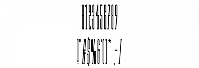 Long Rider Font OTHER CHARS