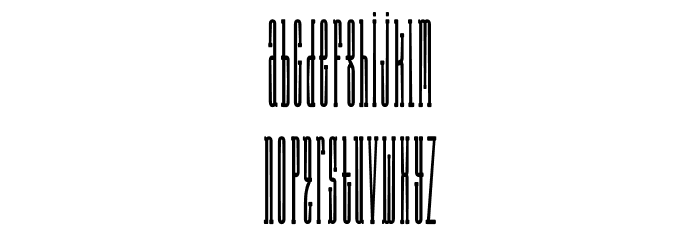 Long Rider Font LOWERCASE