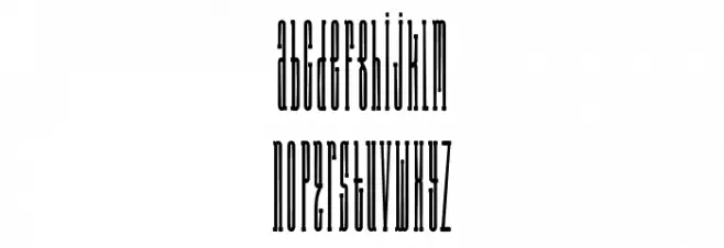 Long Rider Font Litere mici