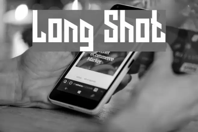 Long Shot Font examples