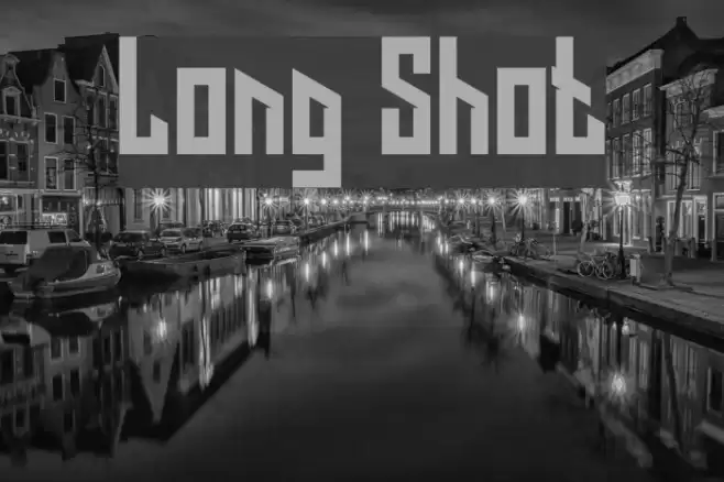 Long Shot Font examples