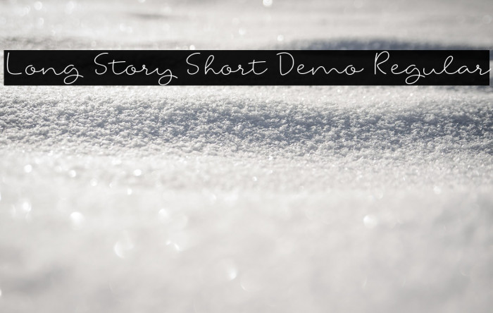 Long Story Short Demo Regular Example 2