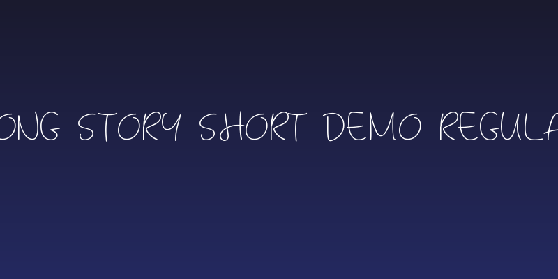 Long Story Short Demo Regular Social Header