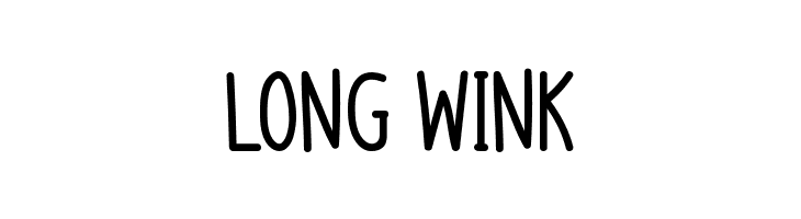 Long Wink  Free Fonts Download