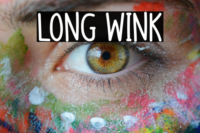 Long Wink Example 3