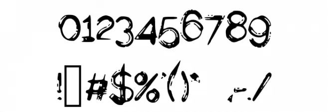 LongLeg Font OTHER CHARS