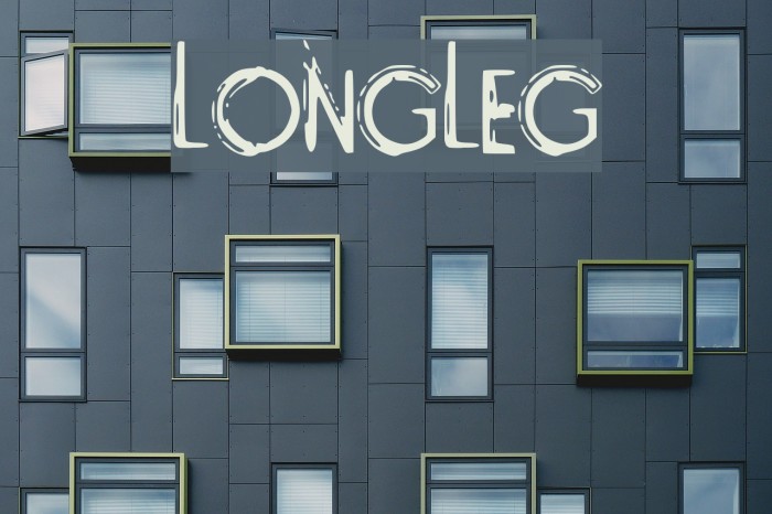 LongLeg Font examples
