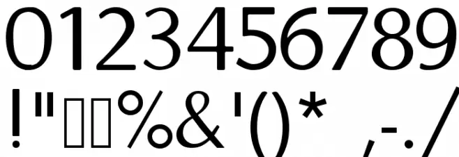 LongTime Font OTHER CHARS