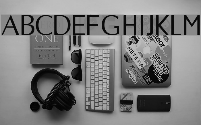 LongTime Font examples