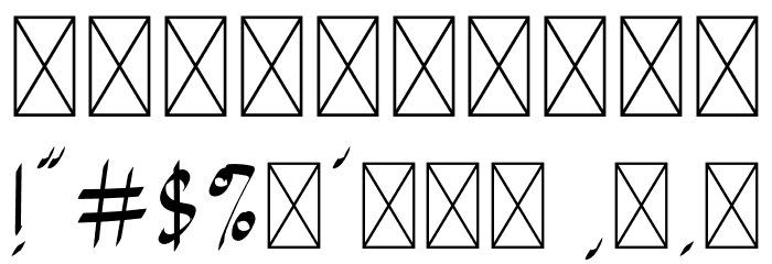 LongWish Font OTHER CHARS