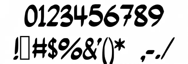 Long_Assignment Font OTHER CHARS