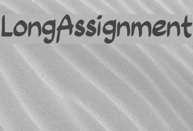 Long_Assignment Font examples