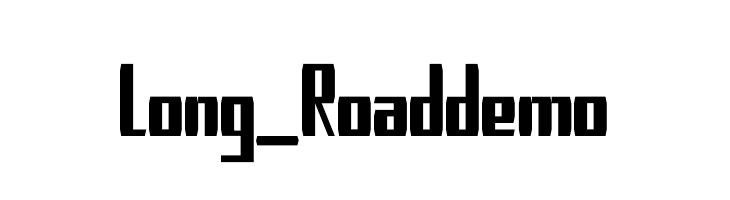 Long_Road demo  Frei Schriftart Herunterladen