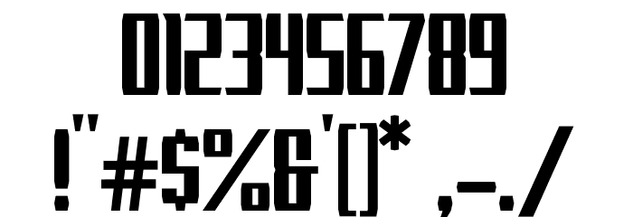Long_Road demo Font OTHER CHARS