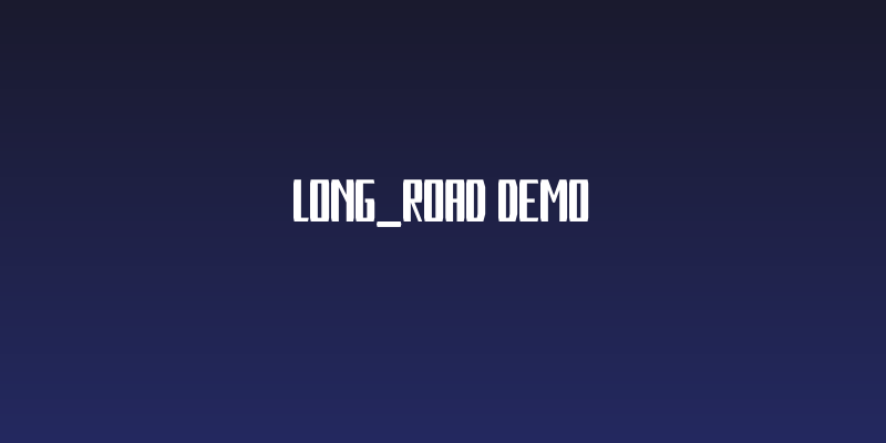 Long_Road demo Social Header