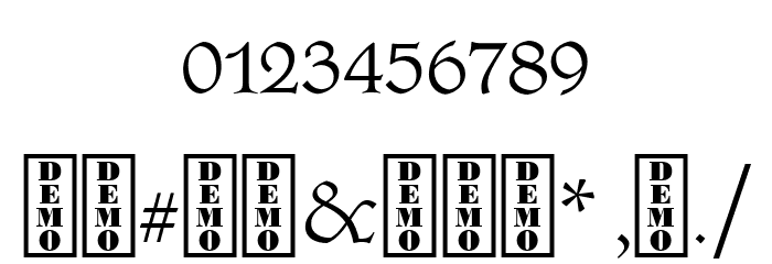 Longa Iberica DEMO Font OTHER CHARS