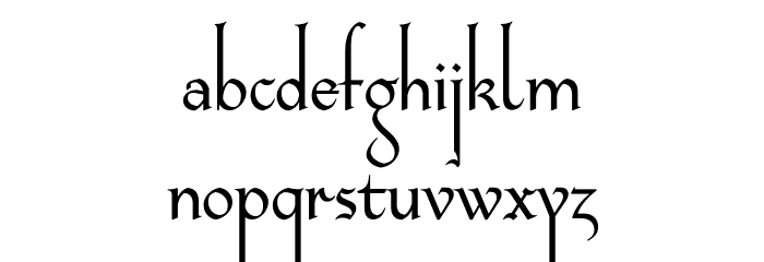 Longa Iberica DEMO Font LOWERCASE