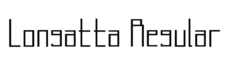 Longatta Regular  Descarca Fonturi Gratis