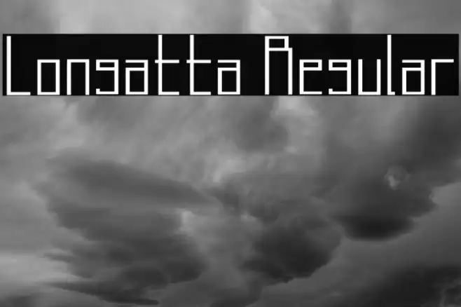 Longatta Regular Font examples