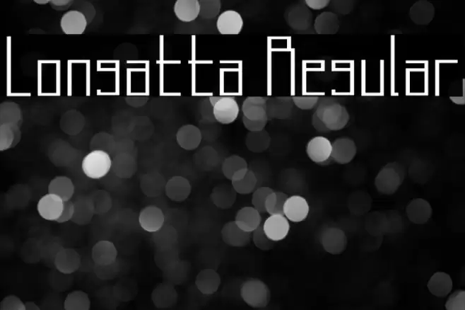 Longatta Regular Font examples
