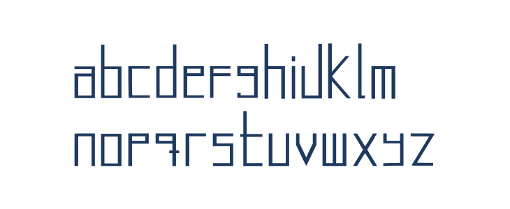 Longatta Regular Lowercase