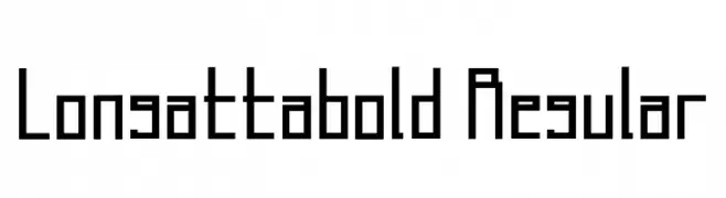 Longatta_bold Regular  تنزيل الخطوط