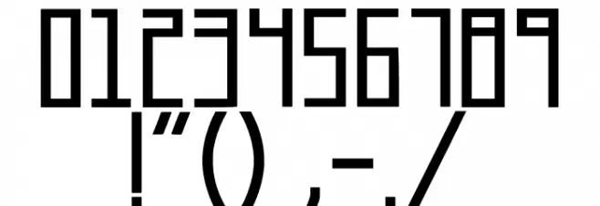 Longatta_bold Regular Font OTHER CHARS