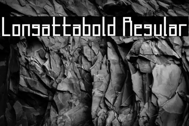 Longatta_bold Regular Font examples