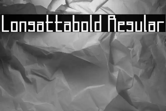 Longatta_bold Regular Font examples