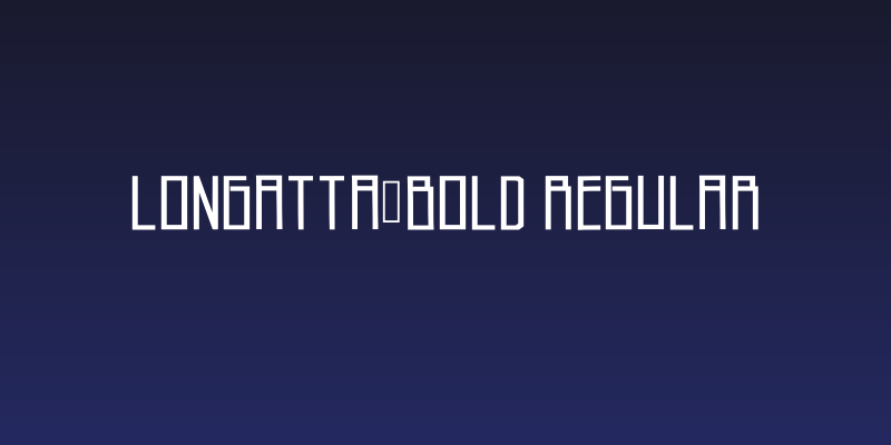 Longatta_bold Regular Social Header