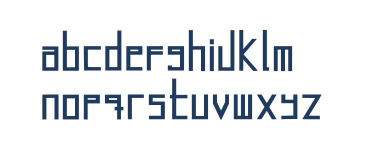 Longatta_bold Regular Lowercase