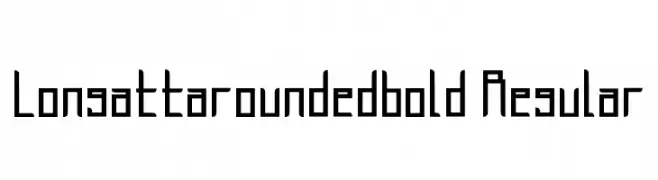 Longatta_rounded_bold Regular  تنزيل الخطوط