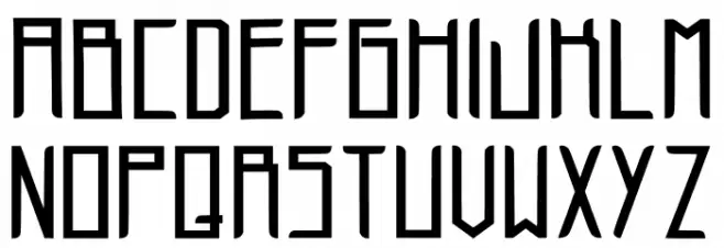 Longatta_rounded_bold Regular 字体 大写