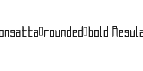 Longatta_rounded_bold Regular Logo