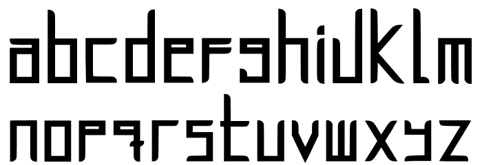 Longatta_rounded_bold Regular Font LOWERCASE