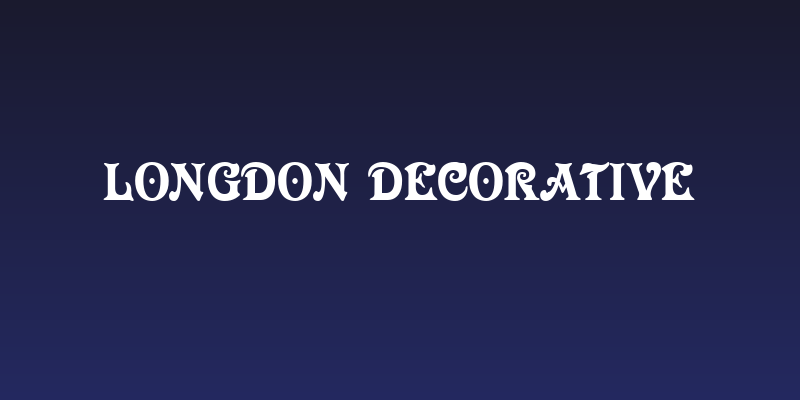 Longdon Decorative Social Header